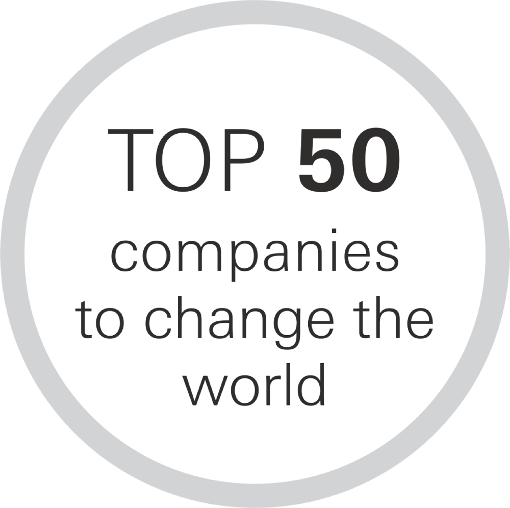 "GROHE behoort tot de top&nbsp;50 bedrijven die de wereld gaan veranderen"<br>–&nbsp;Fortune Magazine, 2017